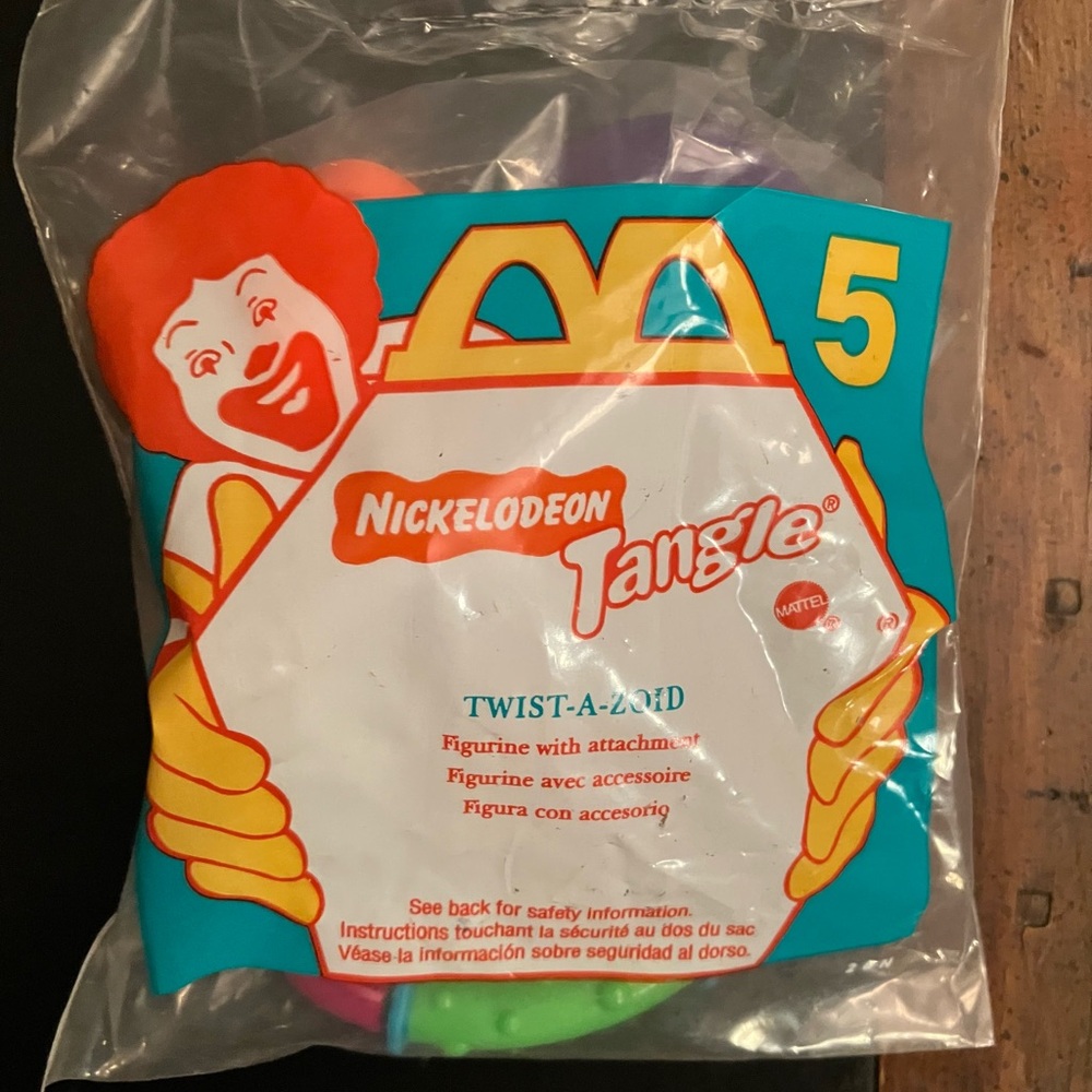 VINTAGE McDONALD'S HAPPY MEAL TOY-NICKELODEON TANGLE -TWIST-A-ZOID-1996 #5